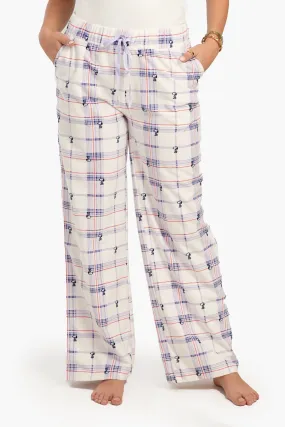 Snoopy Checkered Pyjama Pants