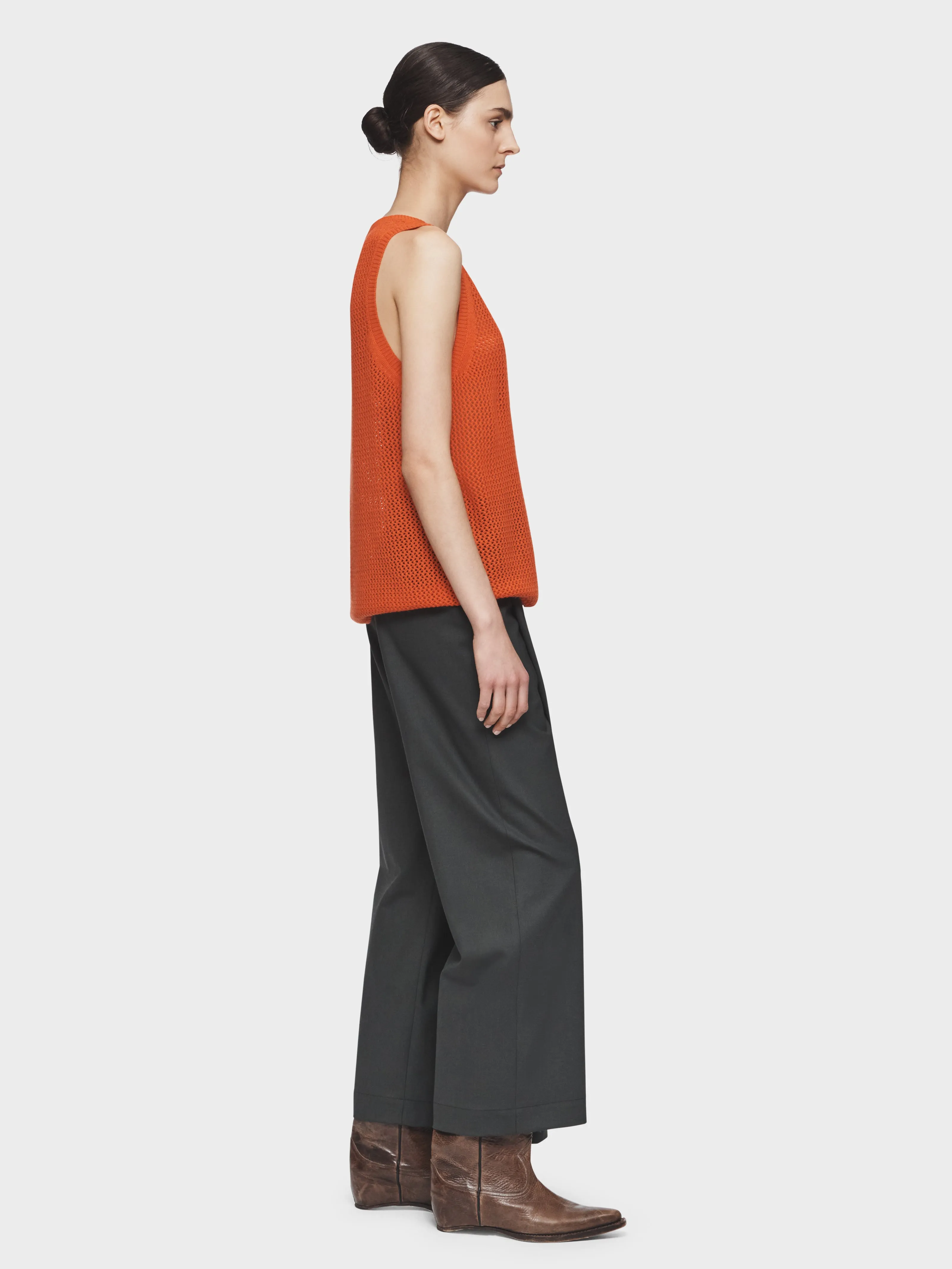 Tailored Wrap Pant in Asphalt