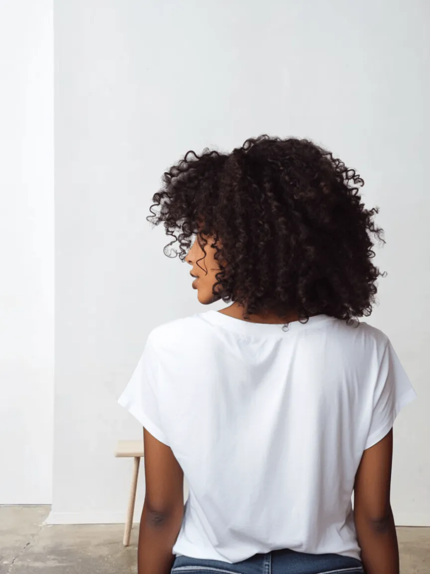 TONED OVERSIZED TEE - WHITE