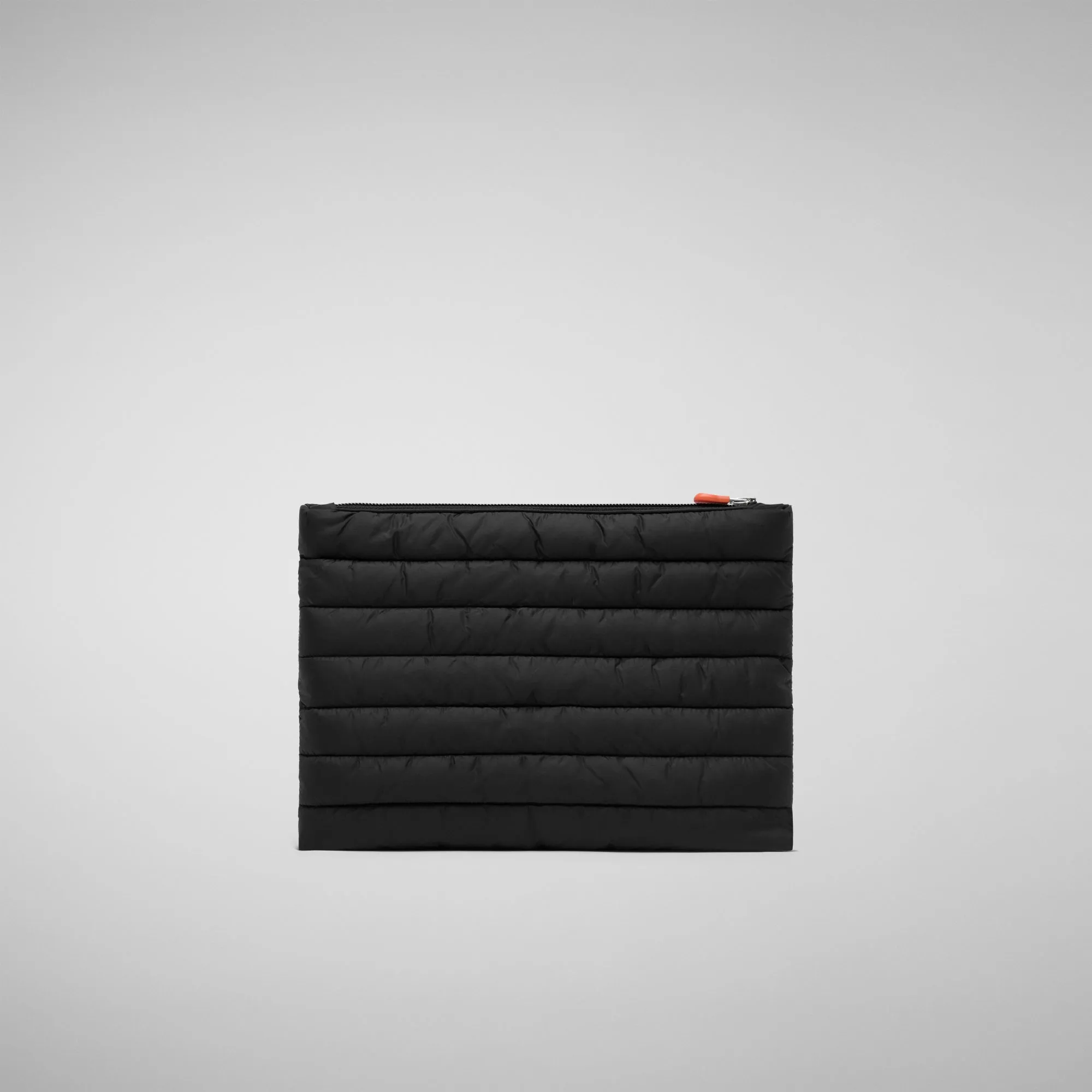 Unisex quilted pouch big Shaula in black