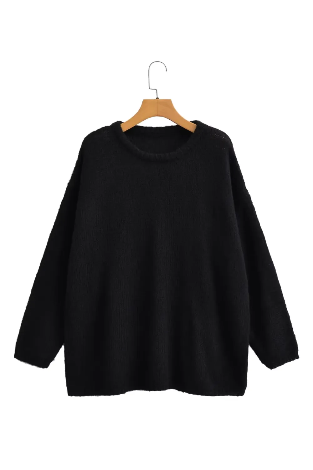 'Wendy' Round Neck Knitted Loose Pullover Sweater (4 Colors)