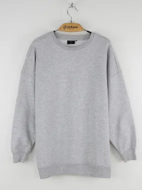 Women's OverSized Plain Solid Sweaters,Grey